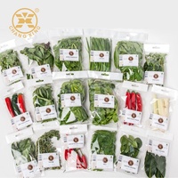 Sacs d'emballage pour légumes en plastique de qualité alimentaire Sacs d'emballage pour choux frais surgelés imprimés en LDPE Sacs pour nouilles en plastique