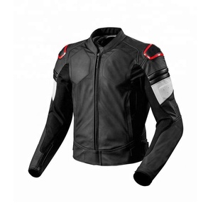 Haute qualité respirant noir moto veste en cuir adultes nouveauté hommes course moto équipement de protection pakistanais - Product Image 1