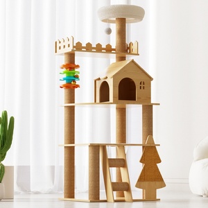Conception personnalisée d'<span class=keywords><strong>appartement</strong></span> pour <span class=keywords><strong>chat</strong></span> et maison pour animaux de compagnie avec structure d'escalade en sisal et jouets pour chats, <span class=keywords><strong>accessoires</strong></span> pour animaux de compagnie, produits pour animaux de compagnie, arbre à <span class=keywords><strong>chat</strong></span> - Product Image 1