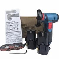 Meuleuse d'angle sans fil mini 12V 5Ah sans balais 125mm 9000 tr/min avec commande à gâchette, outil électrique industriel avec disque de meulage