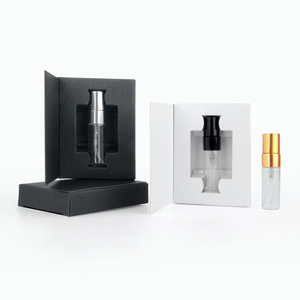 SUMEEAR 3ml Clear Glass Flat Sample Perfume Spray Bottle Screen Printed Gift Box <strong>Refillable</strong> Atomizer <strong>Reed</strong> <strong>Diffuser</strong> <strong>for</strong> Fragrance - Product Image 3