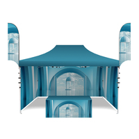 Tenda Kanopi Kustom dengan Desain Atap Berventilasi