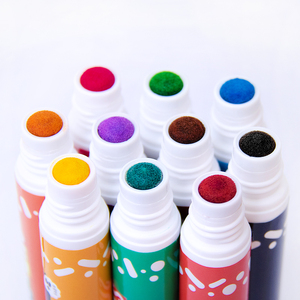 Washable Dot Makers 10mm Tip 20ml 10pcs <strong>Set</strong>, Child-Safe Ink Dot Pens for Preschool Art &amp; Classroom Creativity - Product Image 6