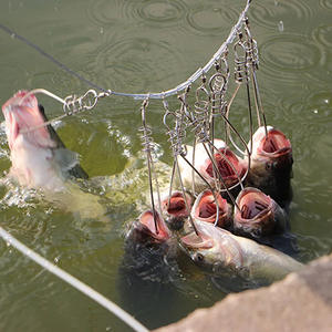 ที่เก็บเหยื่อสดสแตนเลสสำหรับตกปลาในน้ำจืด อุปกรณ์ตกปลาแบบพกพา พร้อมสายร้อยเบ็ด - Product Image 5