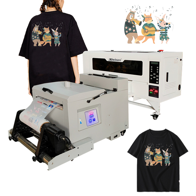 High Precision Intelligent Control A3 Inkjet Printer 6 Colors Pigment Ink for Clothing Textile Fabrics and Label Printing