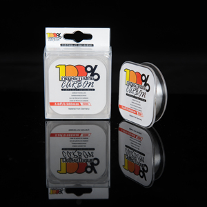 Lignes de pêche en fluorocarbone 100% 50M, anti-morsure, résistantes à l'abrasion, ligne de traîne pour leurres, emballage personnalisé, directement du fabricant - Product Image 1