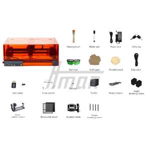 Máquina de Grabado Láser de 20W con Diodo CNC para Metal, Madera, Plástico, Acrílico, Cuero, Compatible con BMP, USB, Wi-Fi, Control por TF - Product Image 4