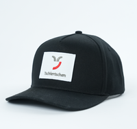 Casquette de baseball Yukaihe bicolore 100% coton à 5 panneaux avec broderie de logo personnalisé