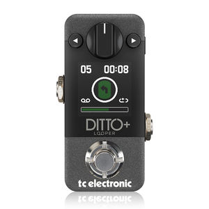 Pedal de Efectos para Guitarra Eléctrica y Bajo <span class=keywords><strong>TC</strong></span> ELECTRONICS DITTO+ LOOPER, Distorsión, Efecto de Bloque Único, Ofrece Efecto de Guitarra - Product Image 1
