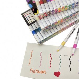 Permanent Maker Set 12-48 <b>Colors</b> Custom Craft Acrylic Paint Marker <b>Pen</b> Model Bv-Amh01 - Product Image 1
