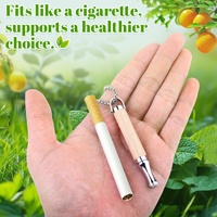 Diffuseur de poche personnel tendance en acier inoxydable motif citron géométrique, aide au sevrage tabagique, pendentif anti-anxiété pour l'inhalaation d'huiles essentielles