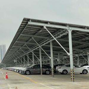 Supports de montage pour <span class=keywords><strong>carport</strong></span> <span class=keywords><strong>solaire</strong></span> de qualité supérieure, fabriqués en Chine, pour <span class=keywords><strong>2</strong></span> <span class=keywords><strong>voitures</strong></span>, en acier au carbone et alliage d'aluminium, garantie 25 ans - Product Image 6