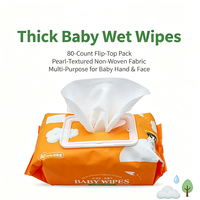 Tisu Basah Bayi Kustom Grosir Tanpa Pewangi Lingettes Pour BB 99.9% Air Murni Perawatan Kulit Tisu Basah Bayi Alami