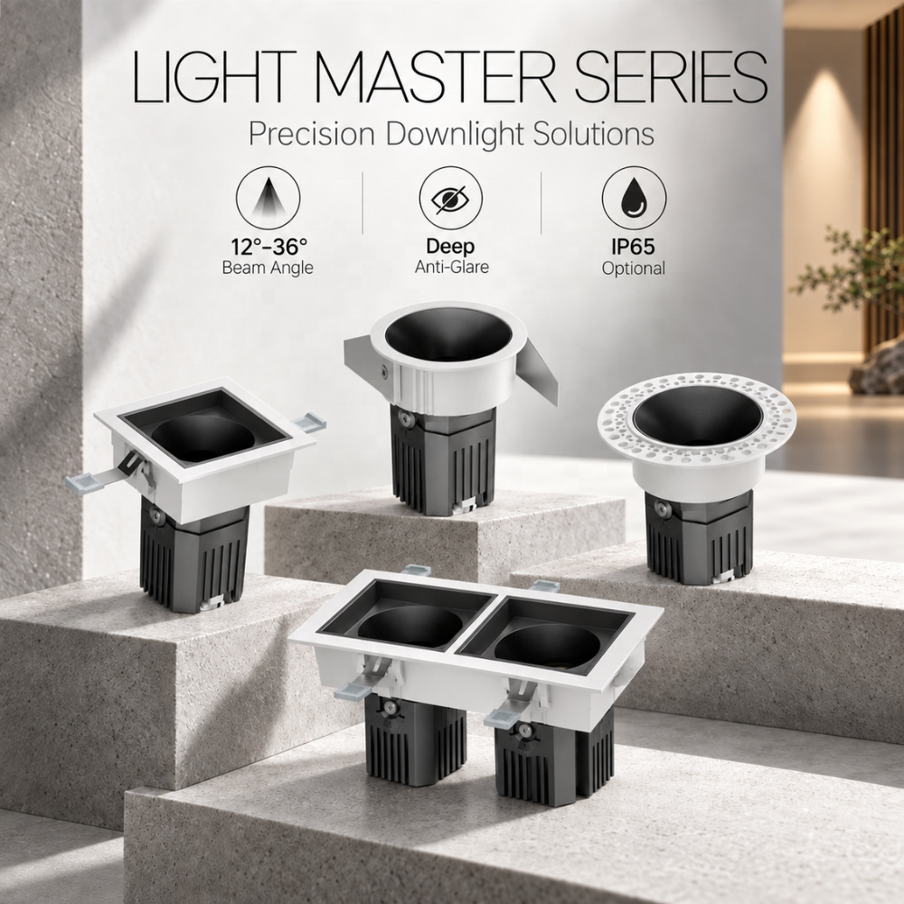 Modern Dimmable RGB CCT Tuya Matter Zigbee Smart LED Downlight Recessed Ceiling Light For Hotel Living Room