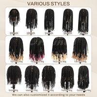 Perruque en dentelle complète de cheveux vierges vietnamiens de couleur ombrée en gros Originea, 12 pouces, dentelle bébé, cheveux humains, dreadlocks, perruque en dentelle complète