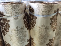 Rideaux de Chambre en Tissu Jacquard Occultant Luxe Européen, 100% Polyester Entièrement Occultants