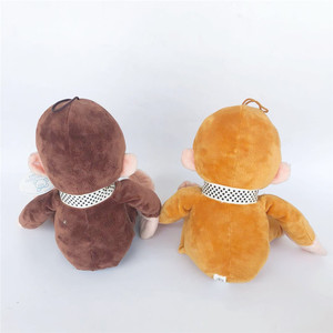 Hot 2025 <span class=keywords><strong>Llavero</strong></span> <span class=keywords><strong>de</strong></span> mono <span class=keywords><strong>de</strong></span> peluche <span class=keywords><strong>con</strong></span> pajarita-Logotipo personalizado al por mayor, regalo para niños, encanto <span class=keywords><strong>de</strong></span> mochila - Product Image 4