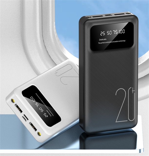 Manufacturer Wholesale Power Bank Large Capacity Fast Charging 20000 MAh Mini Outdoor Gift Mobile Phone Power Supply