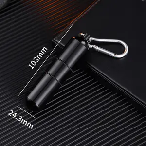 Wholesales outdoor waterproof ashtray portable pocket metal cigarette box case