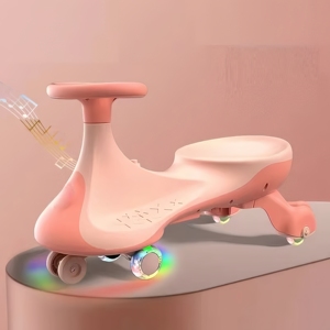 Nuevo Coche de Juguete 3 en 1 Multifuncional y Duradero de Plástico para Niños con Ruedas Silenciosas con Luces Intermitentes y Música - Product Image 4