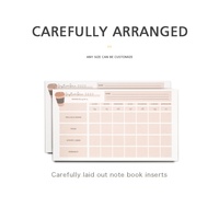 Service d'impression, carnet de notes avec couverture en carton personnalisée, agenda hebdomadaire, planificateur mensuel, calendrier, bloc-notes