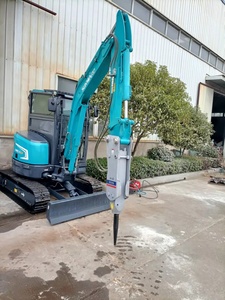Mini-excavatrice 1 2 3 tonnes, <span class=keywords><strong>compresseur</strong></span>, brise-roche hydraulique, <span class=keywords><strong>marteau</strong></span> brise-béton - Product Image 3