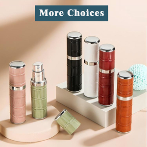 Thiết Kế Mới Sang Trọng Kẽm Hợp Kim Da Nước Hoa Atomizer 5Ml 10Ml Vòng Đầy Màu Sắc Túi Refillable Rỗng Phun Chai Cho Nước Hoa - Product Image 6