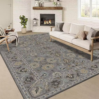 Moderner Luxus-Teppich für Wohnzimmer Maschinell Gefertigter Waschbarer Teppich für Wohnbereich