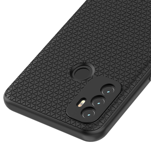 สำหรับ OPPO A53 F17 <span class=keywords><strong>F17Pro</strong></span>/ Realme 7 Realme7 Pro,Cross Texture รูปแบบ Fine หลุมระเหิด TPU ฝาครอบมือถือ - Product Image 2