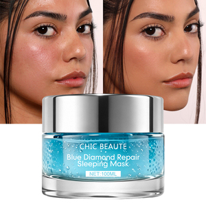 CHIC BEAUTE <span class=keywords><strong>Masque</strong></span> de nuit réparateur hydratant et apaisant au diamant bleu et au ferment de Bifida, marque privée - Product Image 4