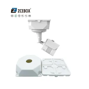 ZCEBOX-cámaras abs impermeables, caja de conexiones de pvc Cctv ip66