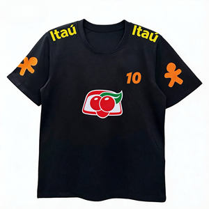 <span class=keywords><strong>Maillot</strong></span> de football rétro vintage Brésil, style classique original à séchage rapide avec nom/numéro pour les fans - Product Image 1