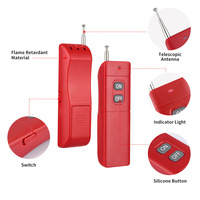 Alarma Sonora de Alta Decibilidad con Luz Roja, Control Remoto Inalámbrico Transfronterizo de 433.92MHz, Certificación CE, AC/DC 12V/24V, Alcance de 200m