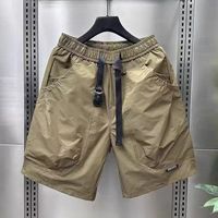 Nouveaux shorts cargo décontractés et polyvalents pour hommes, coupe droite, séchage rapide, longueur genou, style américain, pour l'été