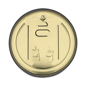 Düşük adedi alüminyum B64 kapak halkası çekme Tab B64 hafif ağırlıklı Sot Can içecekler için kolay açık uç - Product Image 5