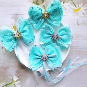 Pinzas <span class=keywords><strong>para</strong></span> <span class=keywords><strong>el</strong></span> <span class=keywords><strong>pelo</strong></span> de copo de nieve, cinta de nieve de hielo, pasadores <span class=keywords><strong>para</strong></span> <span class=keywords><strong>el</strong></span> <span class=keywords><strong>pelo</strong></span> con lazo grande, princesa congelada brillante, accesorio <span class=keywords><strong>para</strong></span> <span class=keywords><strong>el</strong></span> cabello de Navidad - Product Image 3