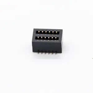 Pogo Pin 0.8mm Pitch 12Pin Connectors Terminals Female Board To Board Dual Row Pin Connectors