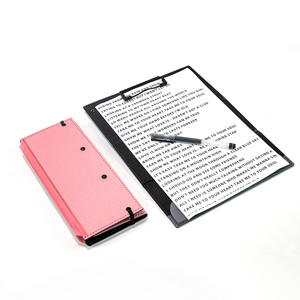 Porte-documents d'infirmière pliable en gros, planche d'écriture portable de bureau, classeur à 3 couches en plastique pour étudiants - Product Image 1