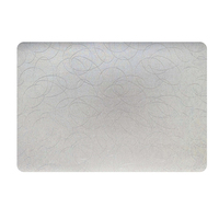 Set de table rectangulaire arrondi en PVC RNPT, motif mosaïque perlée, finition effet reflet lumineux, anti-taches, pour tables de cuisine