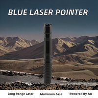 Puntatore Laser Bianco a Lungo Raggio 3000 Metri, Alta Potenza, Stile Penna, per Escursionismo, Giocattolo per Gatti, Ricarica USB, Corpo in Alluminio, Batteria AA, per Feste in Famiglia