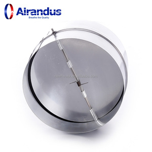 NUEVO HVACR PVA Amortiguador de tiro trasero Amortiguador de fuego Amortiguador de tiro trasero Venta al por mayor Amortiguador de tiro trasero resistente a la corrosión Conducto redondo - Product Image 6