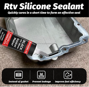Mastic d'étanchéité en silicone RTV PREMA Ultra Black pour la réparation de moteurs - Product Image 3