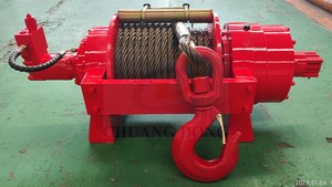 Kerekan hidrolik tarikan kabel 35Ton kumparan bebas udara tugas berat kerekan truk pemulihan 77000Lbs/80000lbs - Product Image 4