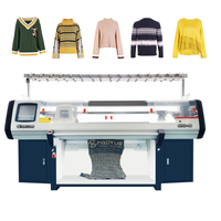 8G 10G 12G 52 Zoll Flach bett Computerized Jacquard Sweater Strick maschine