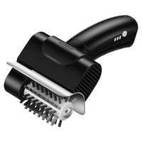 Brosse de nettoyage électrique pour barbecue, rechargeable, portable, pour camping en extérieur, en acier inoxydable, brosse rotative manuelle