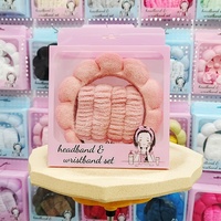 Lot de bandeaux torsadés faits main en tissu imprimé léopard pour femme avec éponge de lavage pour le visage - Coffret cadeau