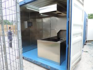 Máquina de cremación de mascotas veterinaria móvil, capacidad 1000 para cremación individual o pequeños funerales, cremación de campo de cremación de animales - Product Image 5