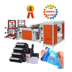 Máquina Automática <span class=keywords><strong>para</strong></span> Fabricar Bolsas de Plástico Tipo <span class=keywords><strong>Camiseta</strong></span> con Dos Carriles, Suministro de Fábrica, Proveedor Oro - Product Image 1