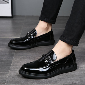 Chaussures habillées de luxe confortables en cuir souple, fabriquées à la main, de style italien, de haute qualité, chaussures de mariage, tendance de la mode, flexibles - Product Image 3