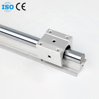 Kit de rails de guidage linéaires SBR16 SBR20 SBR25, support d'axe circulaire en aluminium pour routeur CNC et automatisation d'imprimante 3D